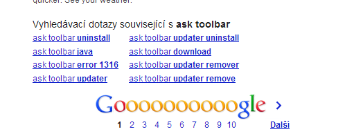 ask toolbar google